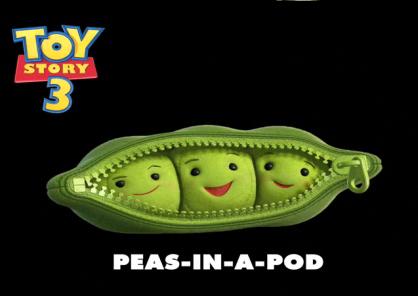 trailer toy story 3 nouveau personnage peas in pod