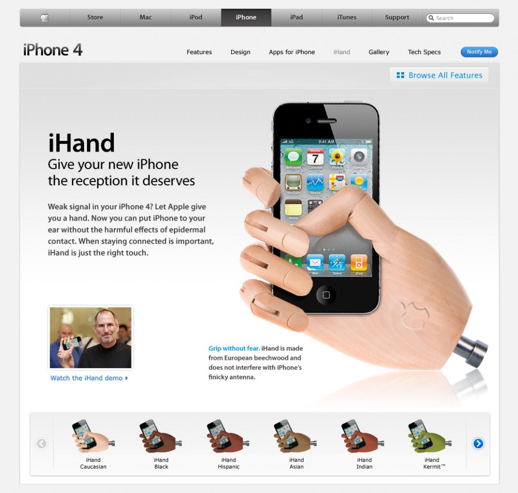 ihand apple iphone téléphone barre réseau